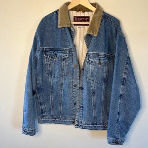 The Territory Ahead Vintage 1989 Denim Jean Jacket Size L - Womens Oversized